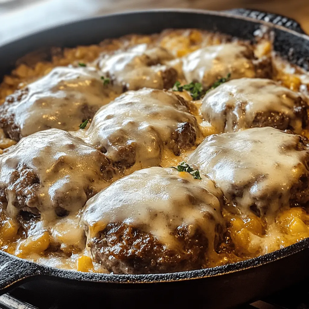 This Amish Hamburger Steak Bake is a comfort food classic that combines juicy ground beef, flavorful seasonings, and creamy mushroom sauce all baked together! It's an easy and hearty dish perfect for family dinners or gatherings. Save this recipe for a cozy meal that everyone will love, and delight your taste buds with its rich flavors!