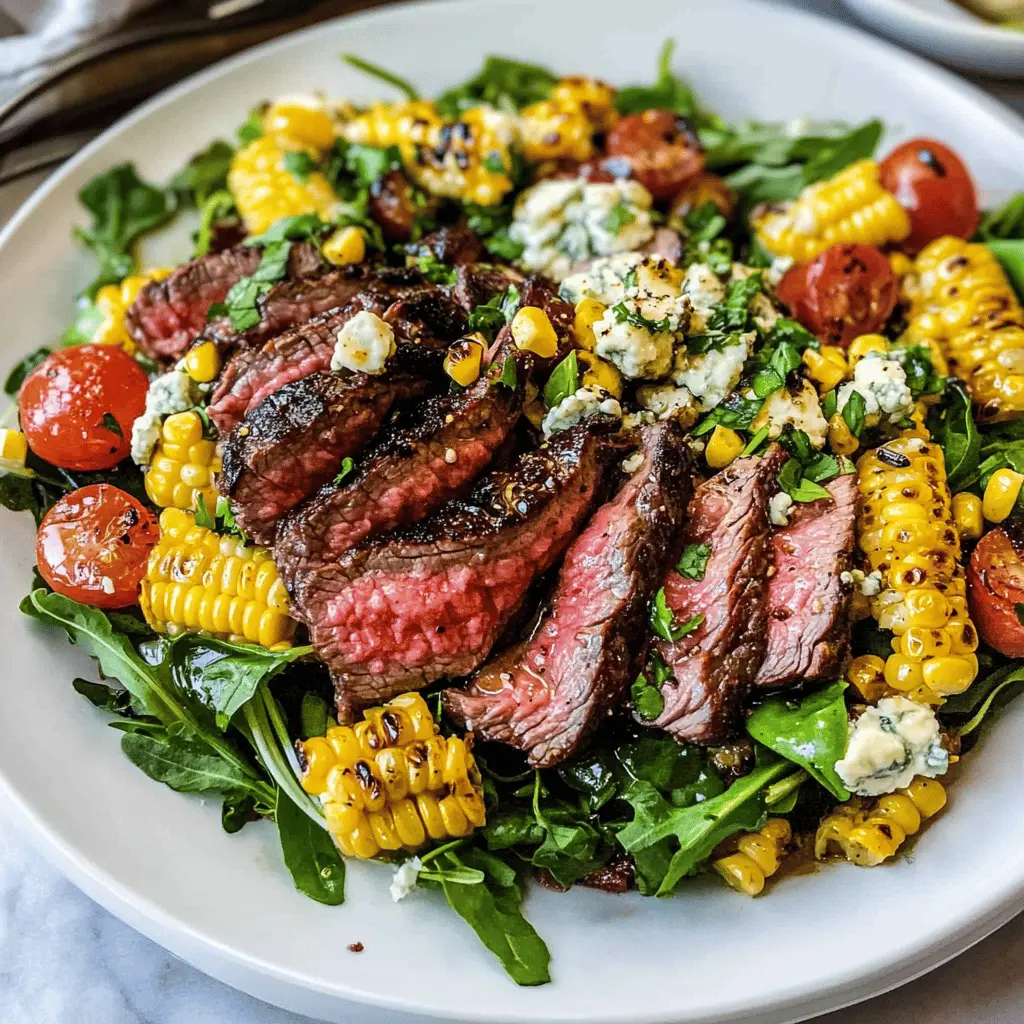 Savor the vibrant flavors of Balsamic Steak Gorgonzola Salad with Grilled Corn! This hearty salad combines tender steak, creamy Gorgonzola, and sweet grilled corn for a delightful meal. Perfect for summer barbecues or a refreshing dinner option! Save this recipe for a delicious twist on your favorite salad.
