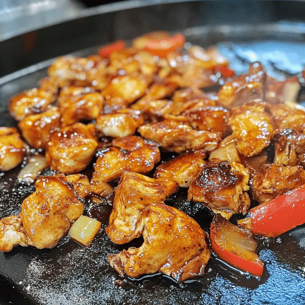 This Blackstone Bourbon Chicken recipe on the griddle is a quick and delicious way to enjoy tender chicken in a sweet and tangy bourbon sauce. With its rich flavors and simple ingredients, it's perfect for busy weeknights or weekend gatherings. Don’t miss out on this tasty dish—save it now for your next meal prep or outdoor cooking event!