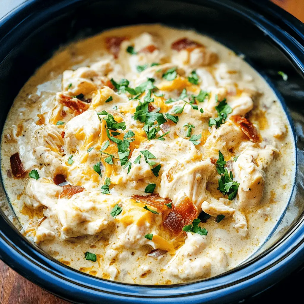 Ready for a comforting meal? This Creamy Crockpot Crack Chicken is packed with tender chicken, flavorful ranch seasoning, and rich cream cheese. Perfect for sandwiches or served over rice, it makes weeknight dinners a breeze. Save this easy recipe now for your next family gathering or game day feast – it's sure to be a hit!
