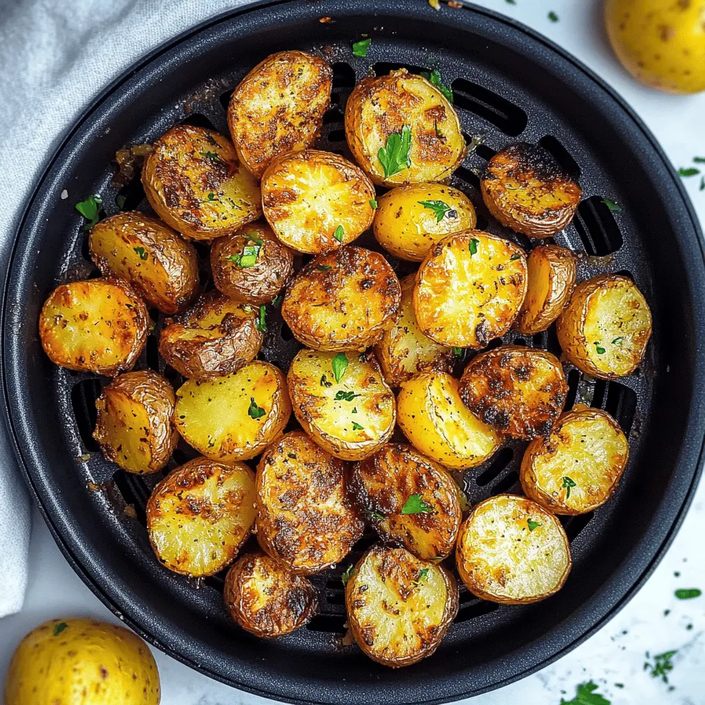 Looking for the perfect side dish? These Crispy Air Fryer Potatoes are quick to make and packed with flavor! With a golden, crunchy exterior and a fluffy inside, they are a delightful addition to any meal. Save this recipe for your next family dinner or game night and enjoy effortless, delicious potatoes that everyone will love!