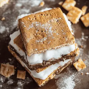 Treat yourself to a delicious twist on classic s'mores with these Frozen S'mores! Layer rich chocolate and fluffy marshmallows between crunchy graham cracker pieces and freeze for a delightful summer snack. Perfect for warm days, parties, or a fun family dessert night. Don't forget to save this recipe for your next outdoor gathering!
