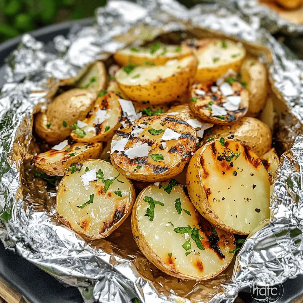 Looking for a simple and mouthwatering side dish? These Grilled Potatoes in Foil are just what you need! Packed with flavor from garlic, herbs, and a touch of butter, they make the perfect companion for any summer BBQ or weeknight dinner. Save this recipe to impress your family and friends at your next cookout! 🌿🥔✨