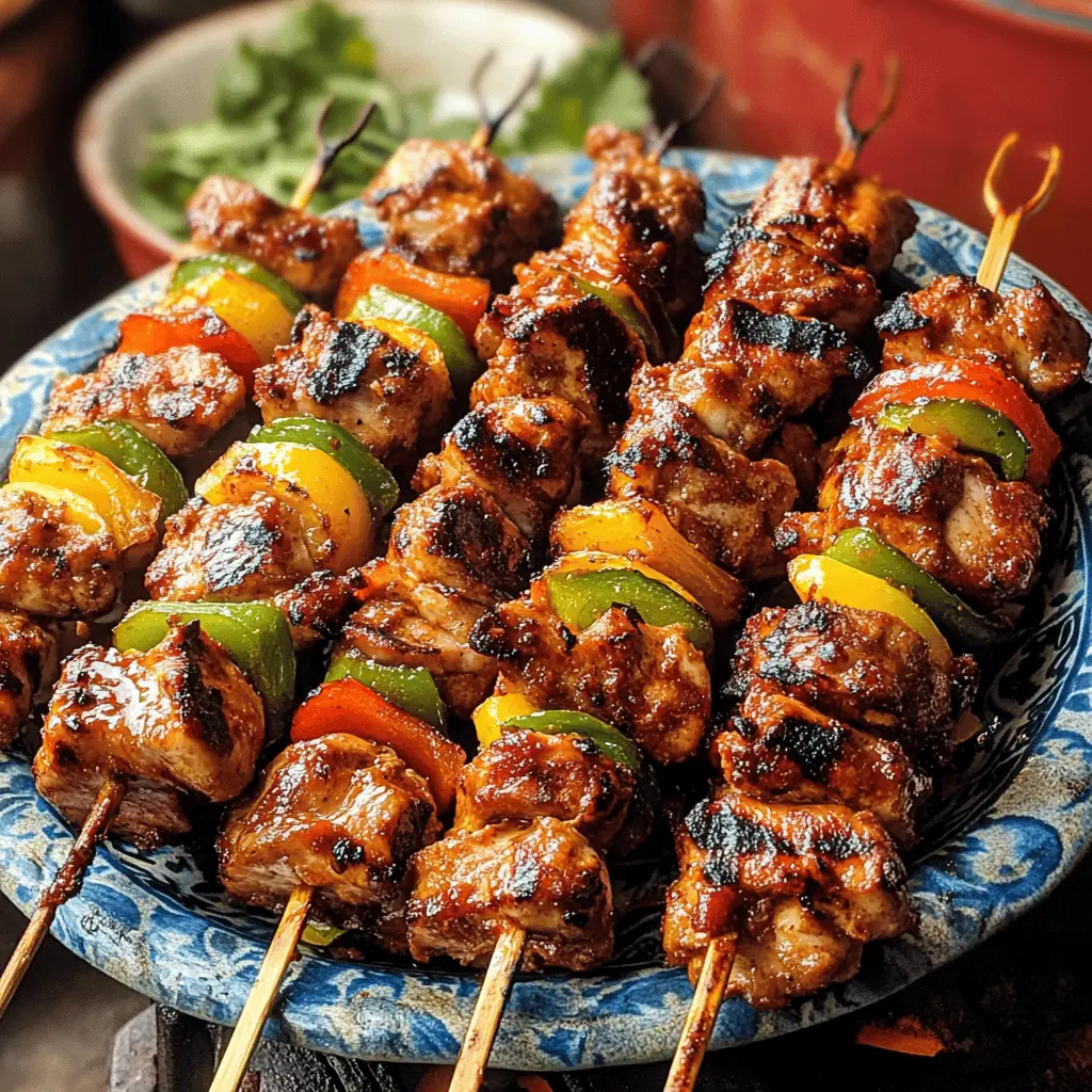 Fire up your grill for these mouthwatering Mexican Barbecue Chicken Skewers! Juicy chicken marinated in a zesty blend of spices and lime creates a flavor-packed dish that’s perfect for summer cookouts. Easy to prepare and fun to eat, these skewers are great for outdoor parties or family dinners. Save this recipe for a delicious and vibrant addition to your next meal!