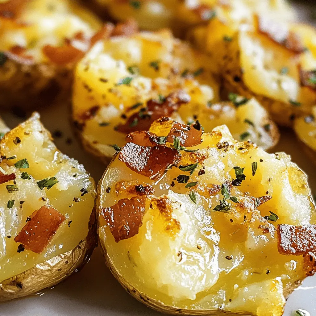 Crispy on the outside and fluffy on the inside, these smashed potatoes are the perfect side dish for any meal! Tossed with garlic and herbs, they’re simple yet packed with flavor. Save this recipe for your next gathering or cozy dinner—your family will love them!