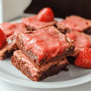 Treat yourself to these delicious Strawberry Brownies that combine rich chocolate and fresh strawberries for a mouthwatering dessert. Perfectly fudgy and packed with flavor, they're an excellent addition to any gathering or simply as a sweet treat at home. Save this recipe to impress your family and friends on special occasions!