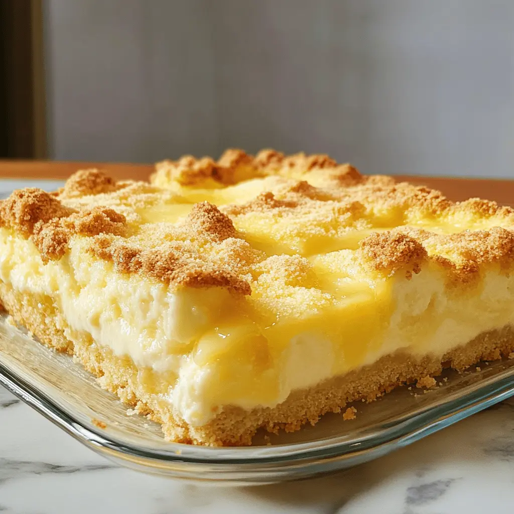 Get ready for a delightful treat! This Tangy Lemon Cream Cheese Dump Cake features a luscious buttery crust and a zesty lemon filling that makes every bite irresistible. Perfect for potlucks, family gatherings, or just when you need a sweet pick-me-up. Save this recipe and impress your guests with a slice of sunshine! 🍋✨