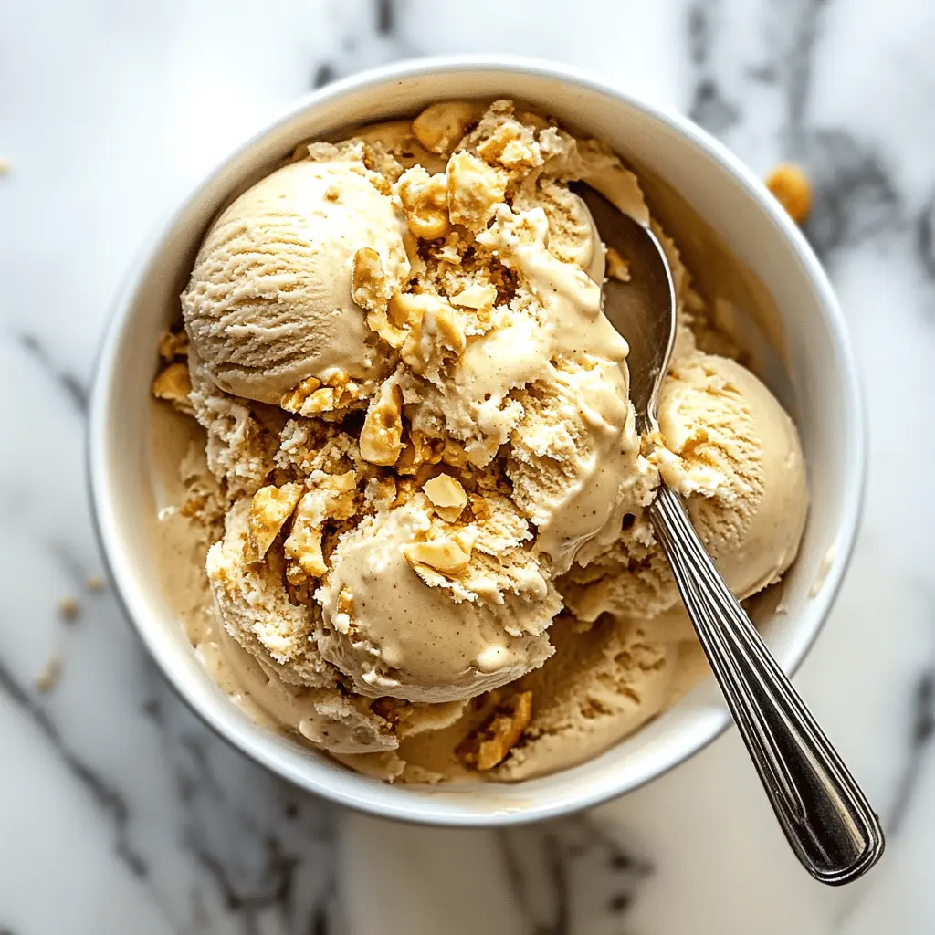 Creamy Peanut Butter Cottage Cheese Ice Cream Recipe