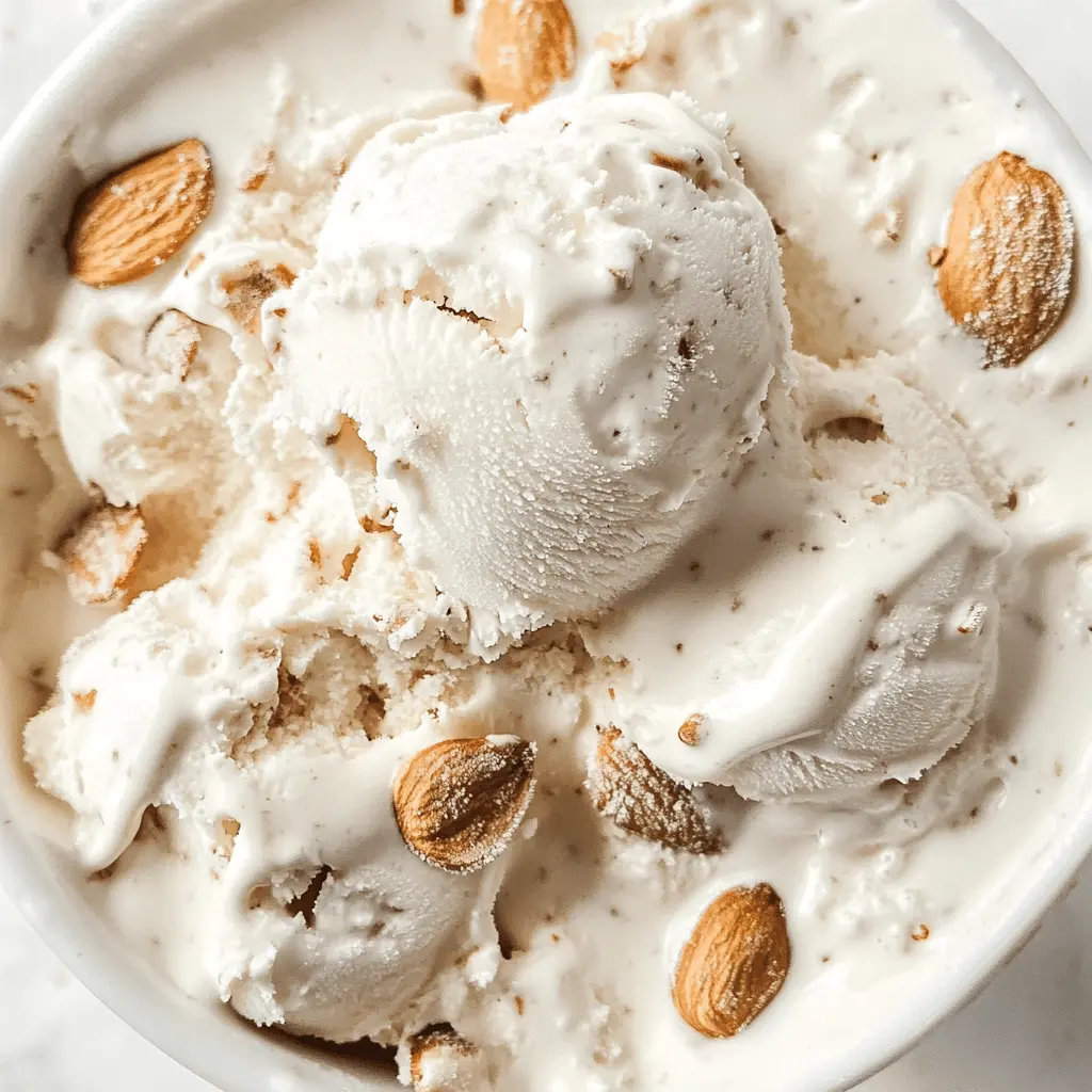 Easy Creamy Almond Milk Ice Cream Recipe