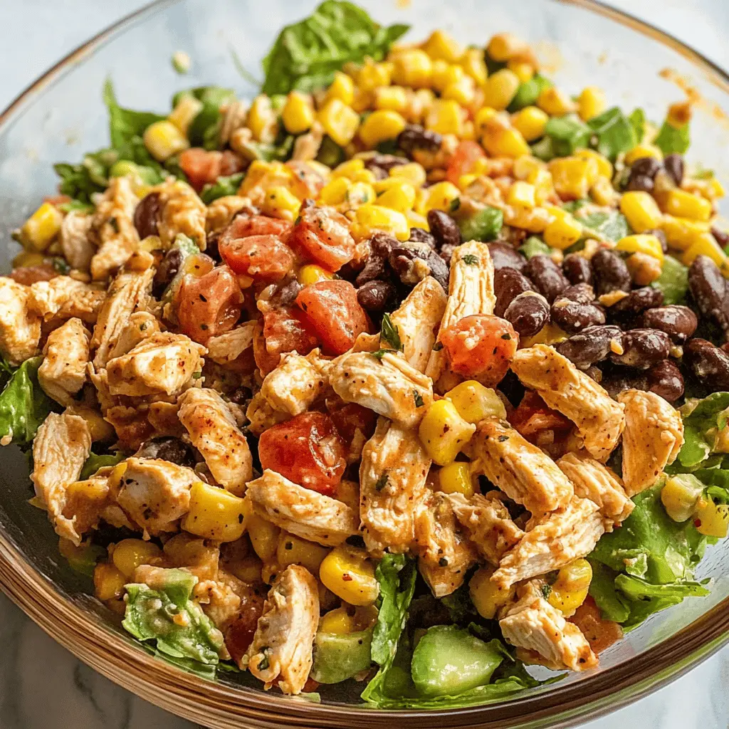 Easy Southwest Chicken Salad Recipe