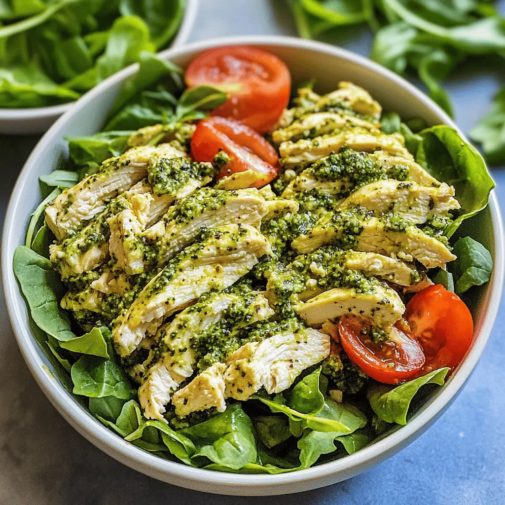 Easy Pesto Chicken Salad Recipe