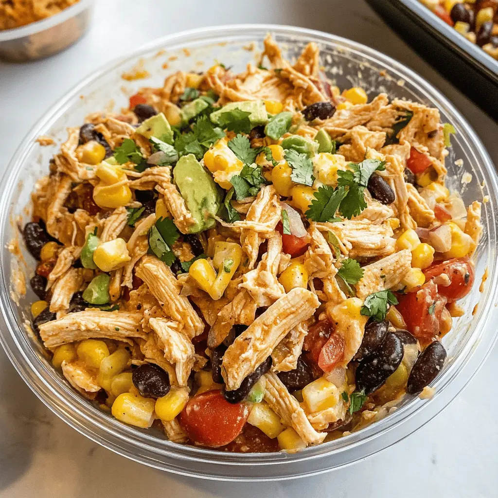 Easy Southwest Chicken Salad Recipe