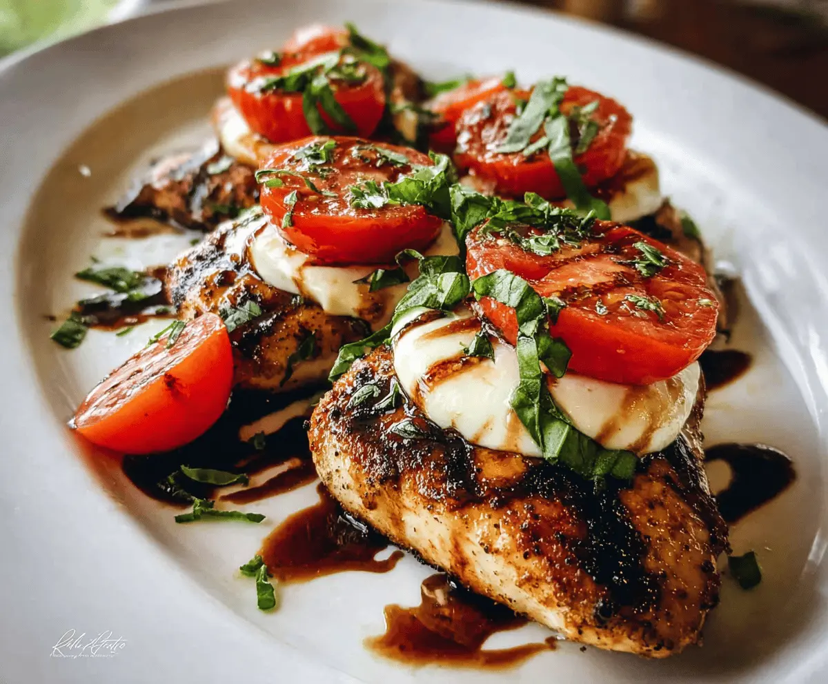 Easy Grilled Chicken Caprese Salad Recipe