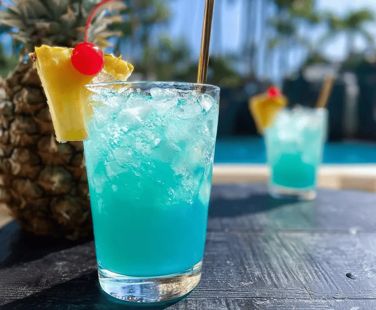 Easy Blue Hawaiian Mocktail Recipe