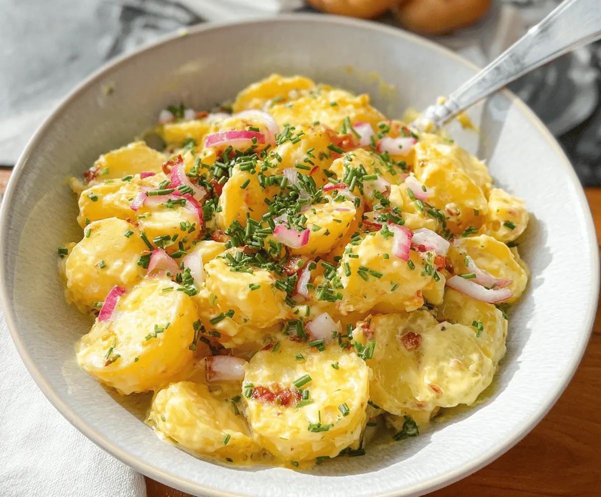 Easy Austrian Potato Salad Recipe