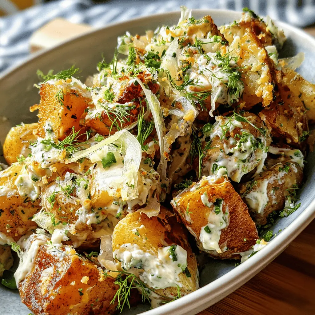 Easy Crispy Potato Salad Recipe