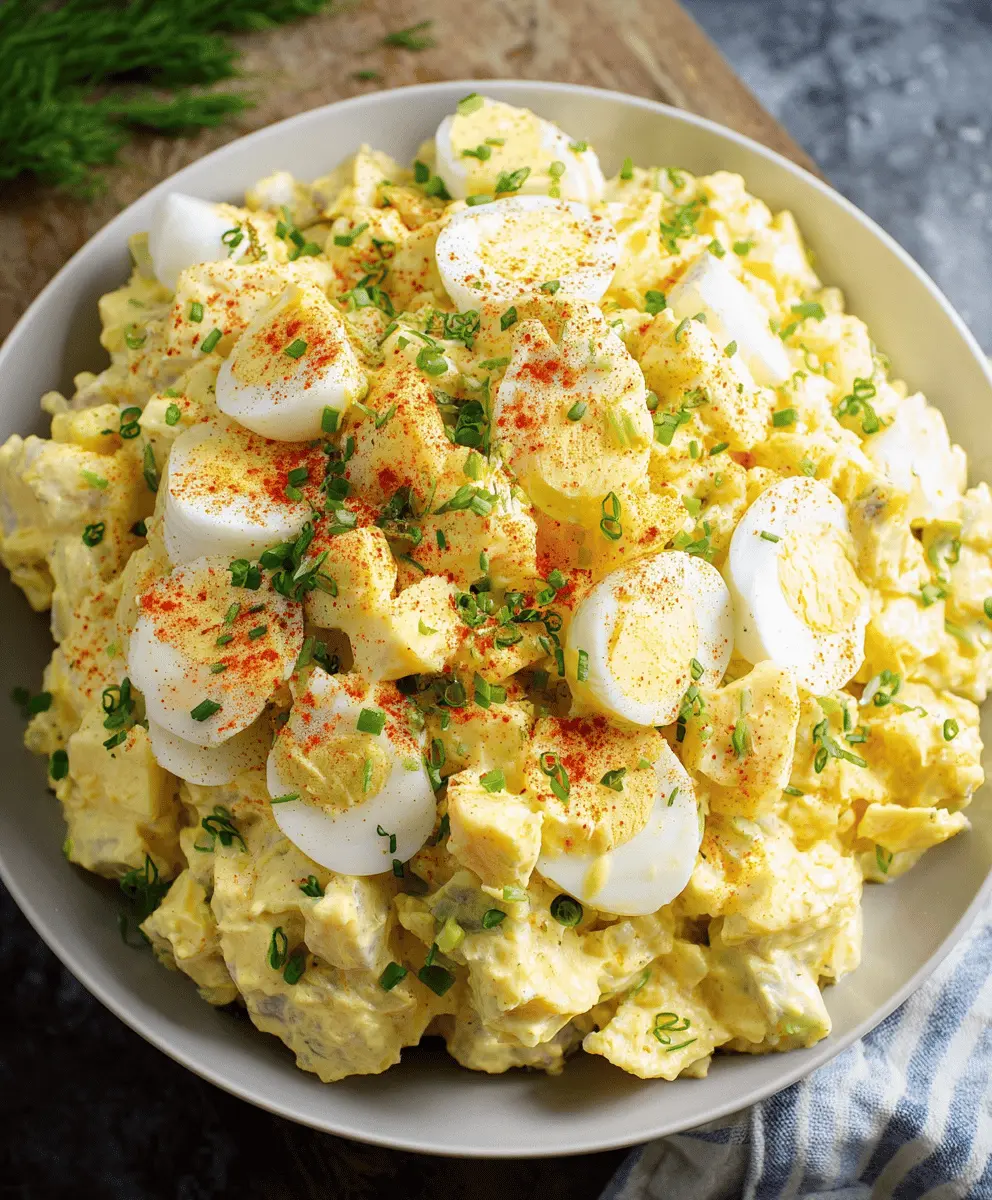 Easy Deviled Egg Potato Salad Recipe