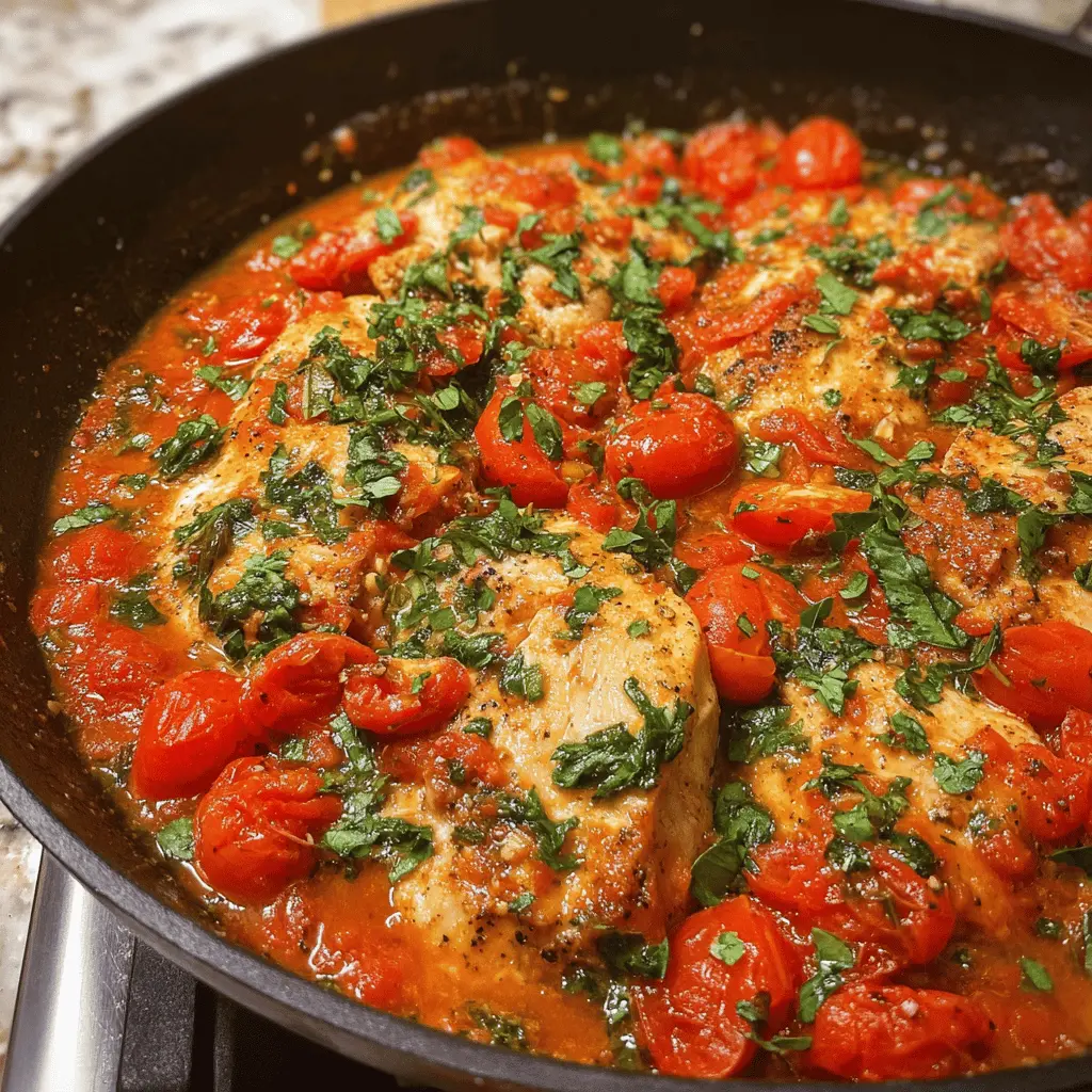 Healthy One-Pan Chicken Pomodoro Recipe