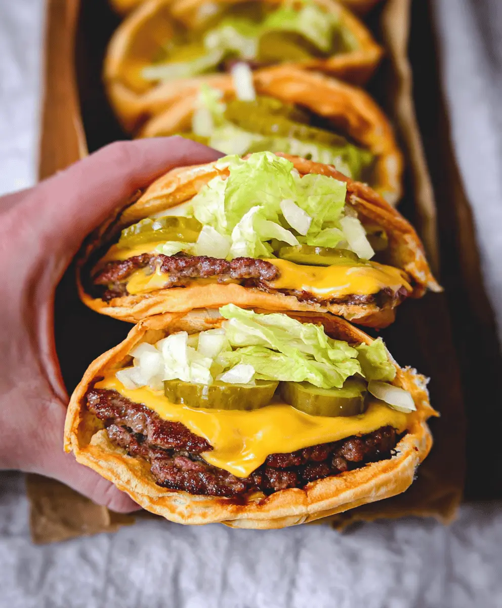 Easy Keto Big Mac Smash Burgers Recipe
