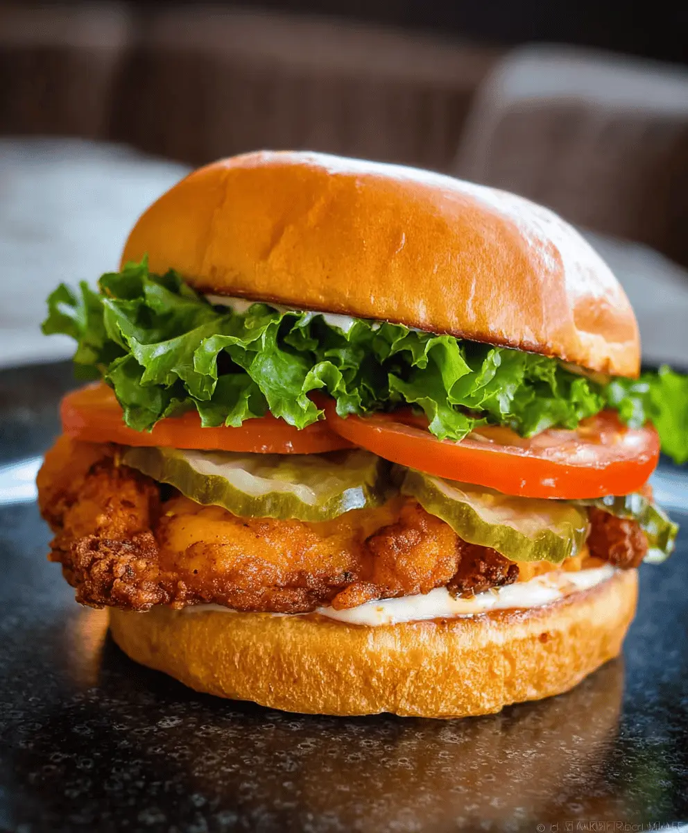 Easy Crispy Chicken Sandwich Recipe