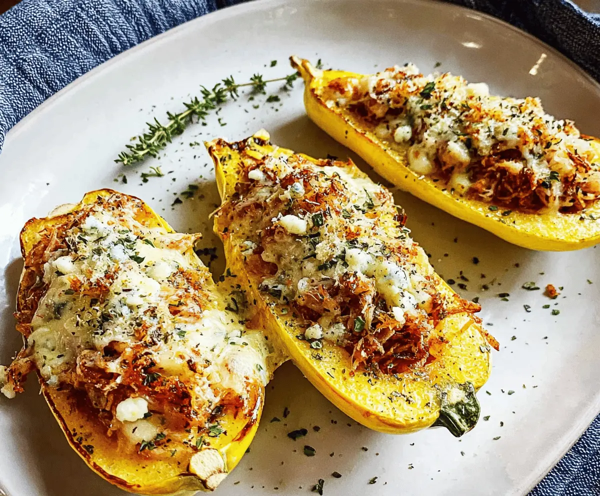 Easy Cheesy Stuffed Yellow Squash Recipe