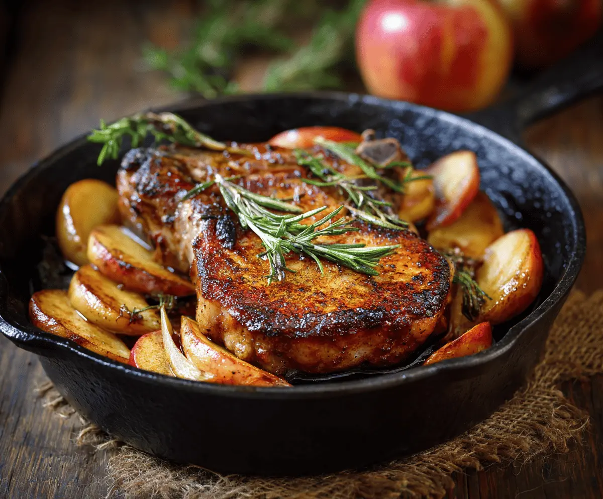 Pork Chops with Apples