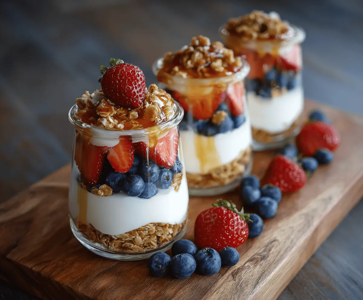 Yogurt and Granola Parfaits