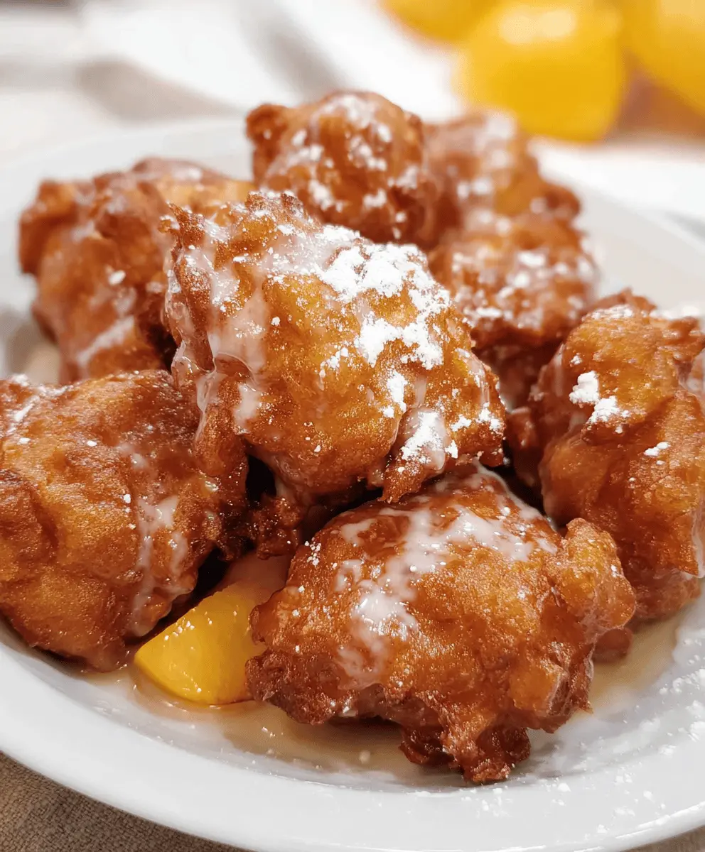 Easy Homemade Fresh Peach Fritters Recipe