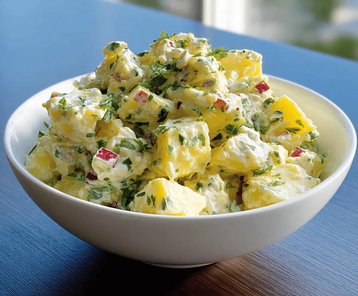 Classic Creamy American Potato Salad Recipe