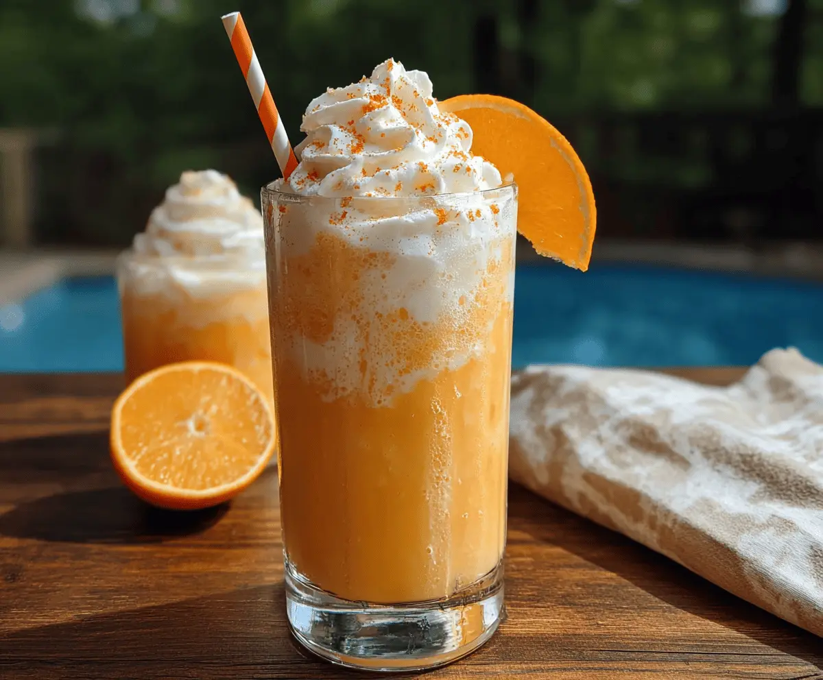 Creamsicle Float Recipe with a Twist
