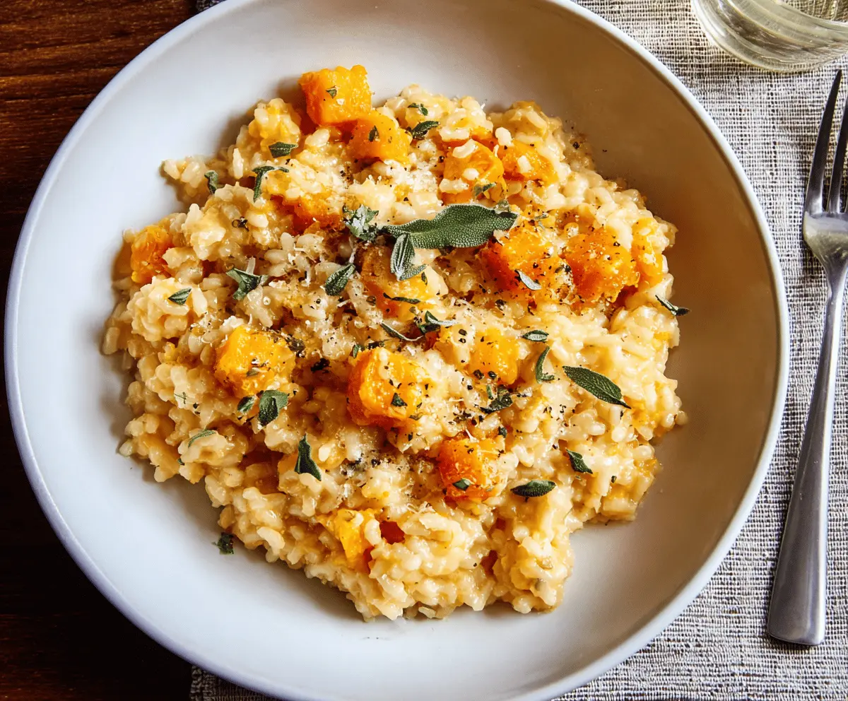 Butternut Squash Risotto