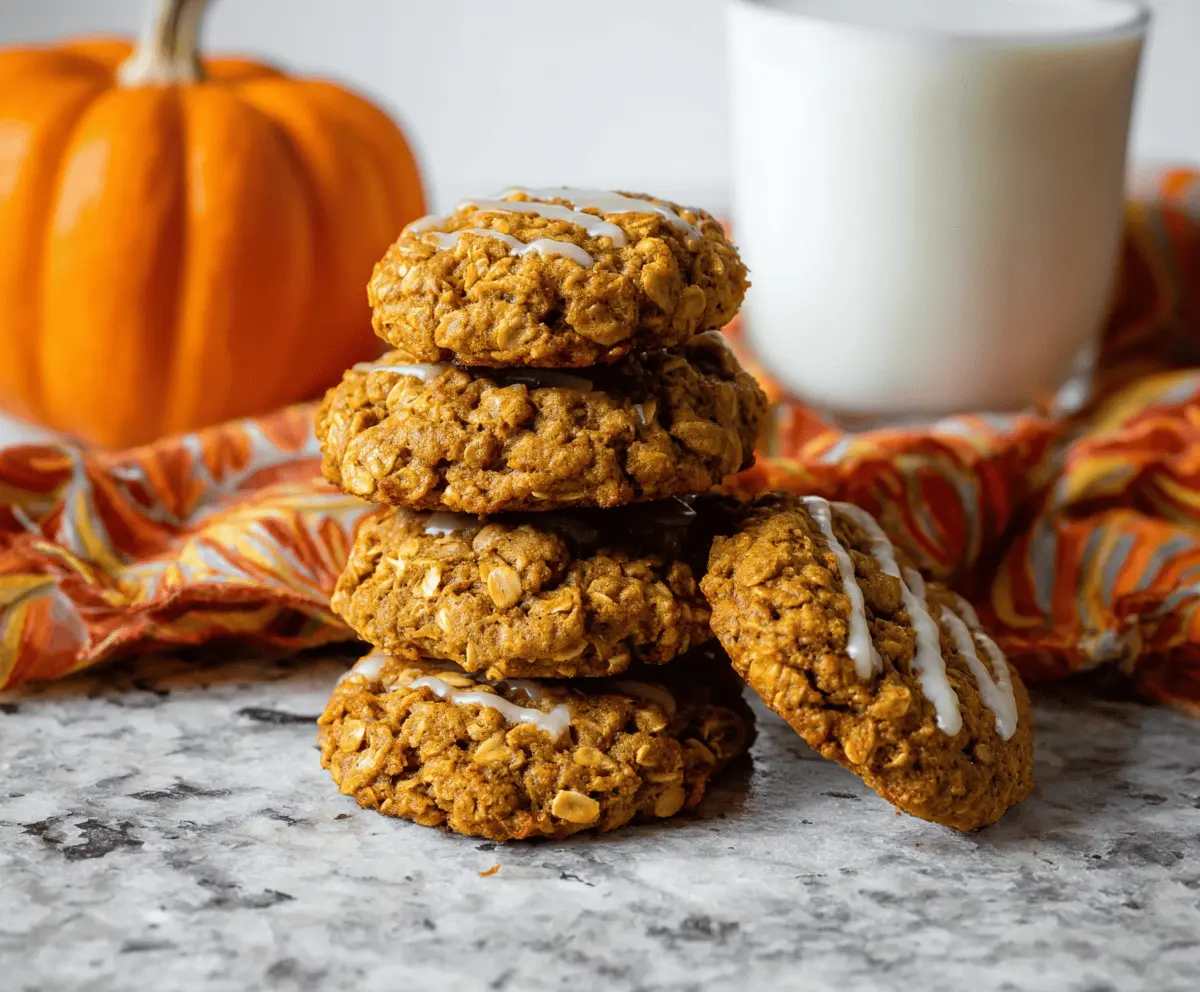 Pumpkin Oatmeal Cookies