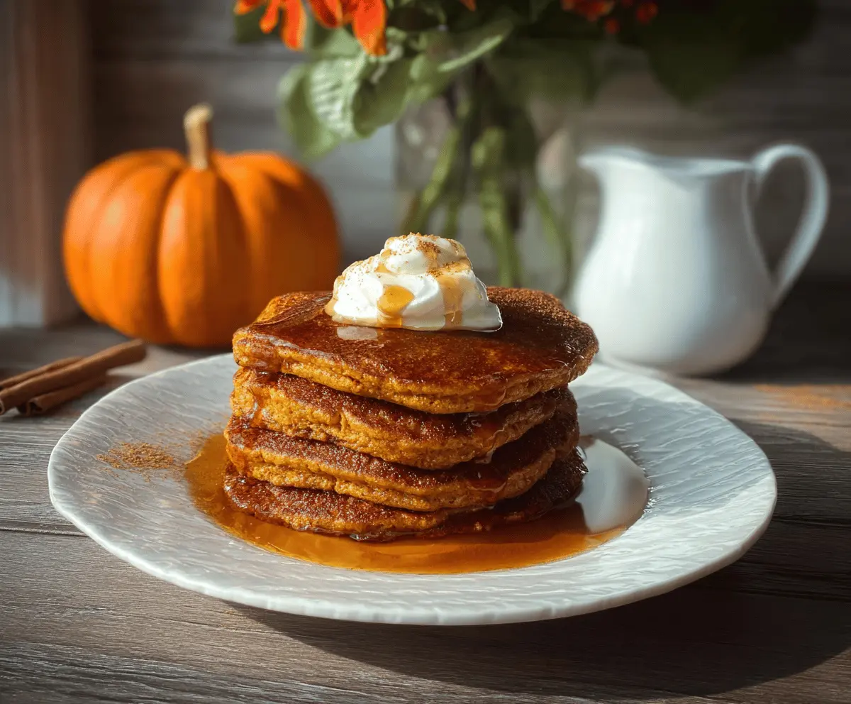 Pumpkin Pie Spice Pancakes