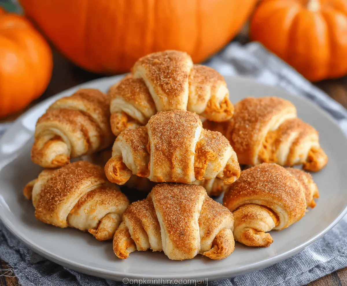 Pumpkin Crescent Bites