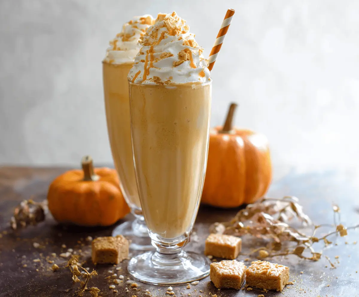 Pumpkin Milkshake