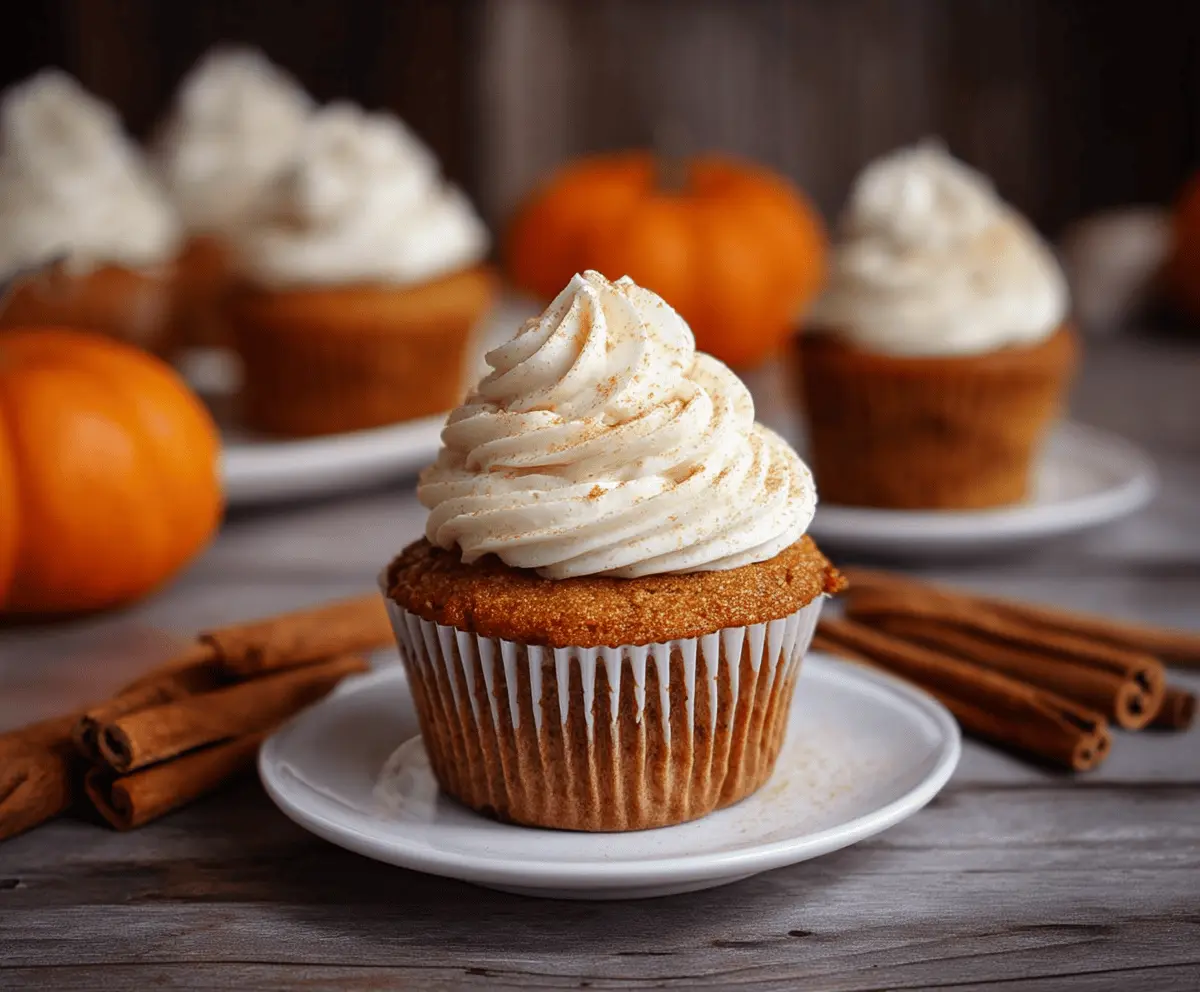 Pumpkin Spice Cupcakes