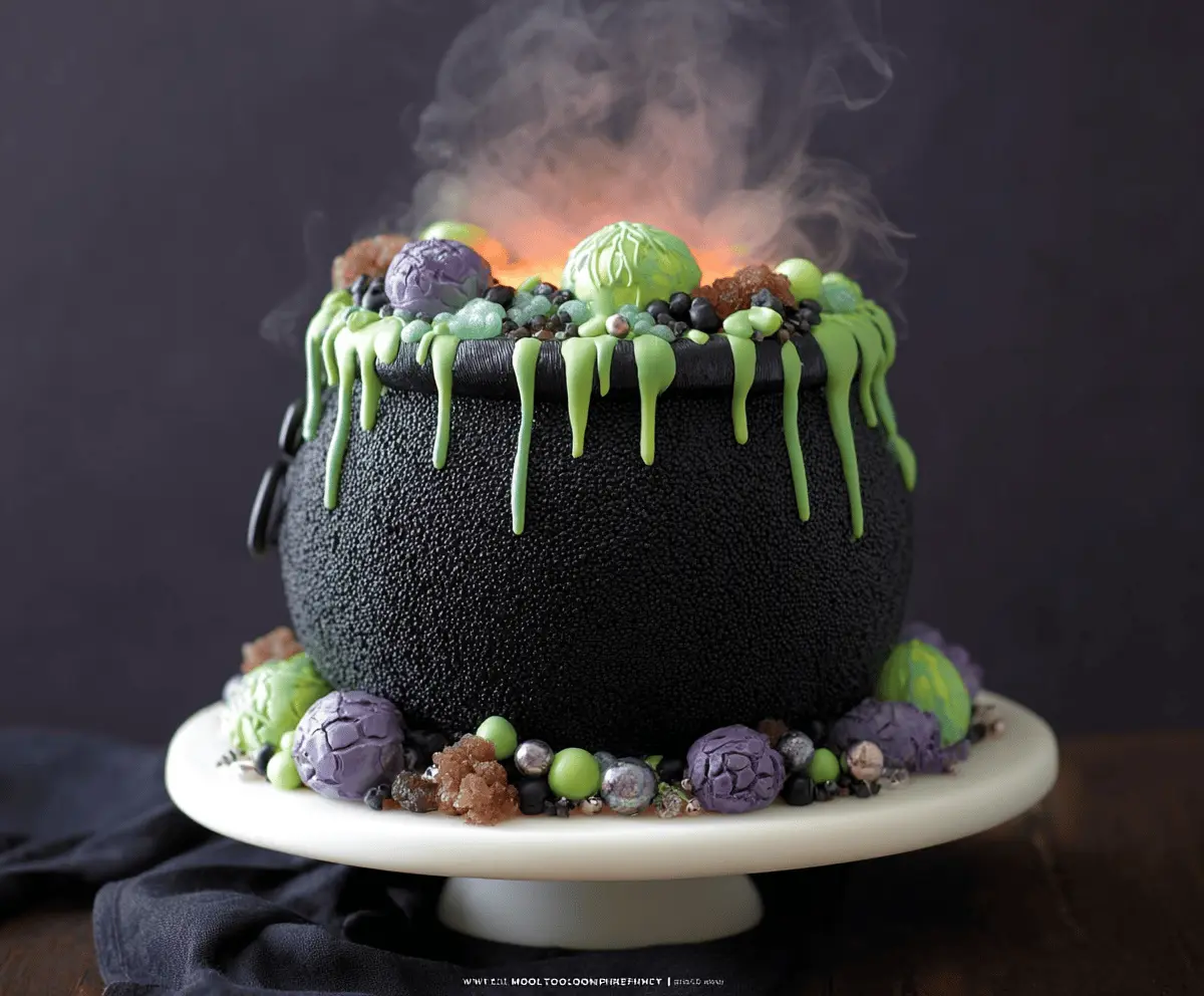 Witch Cauldron Cake