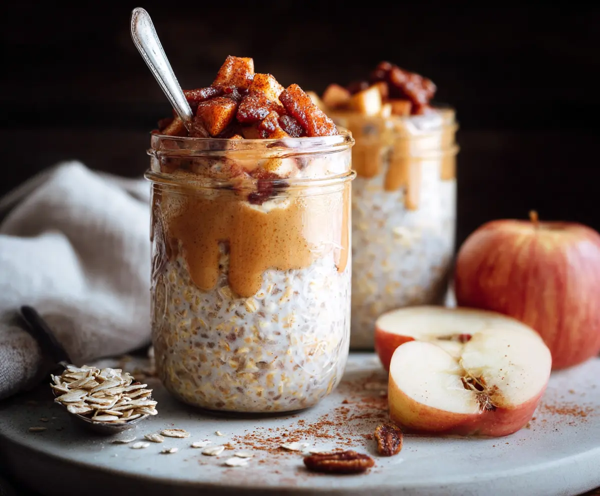 Apple Pie Overnight Oats
