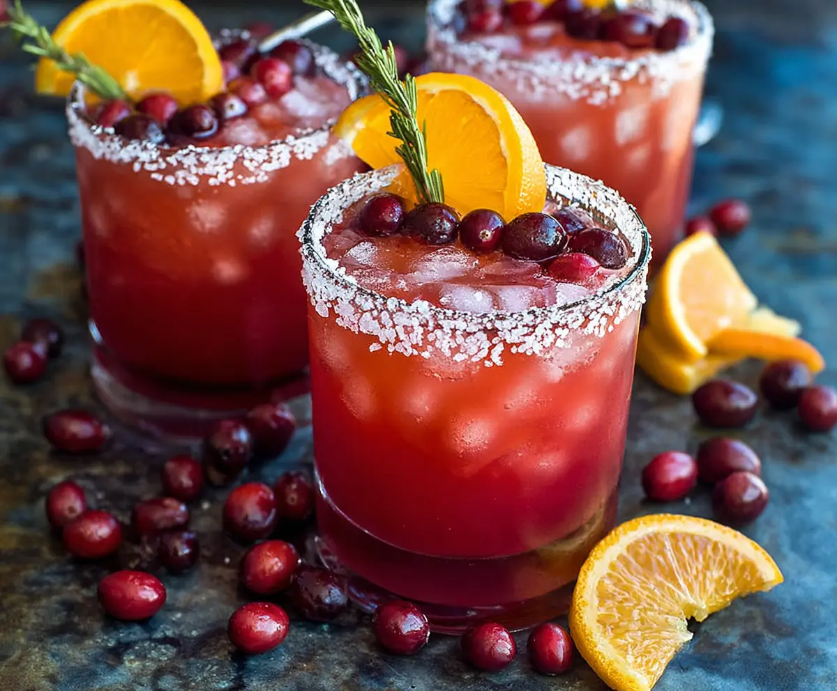 Cranberry Orange Margarita