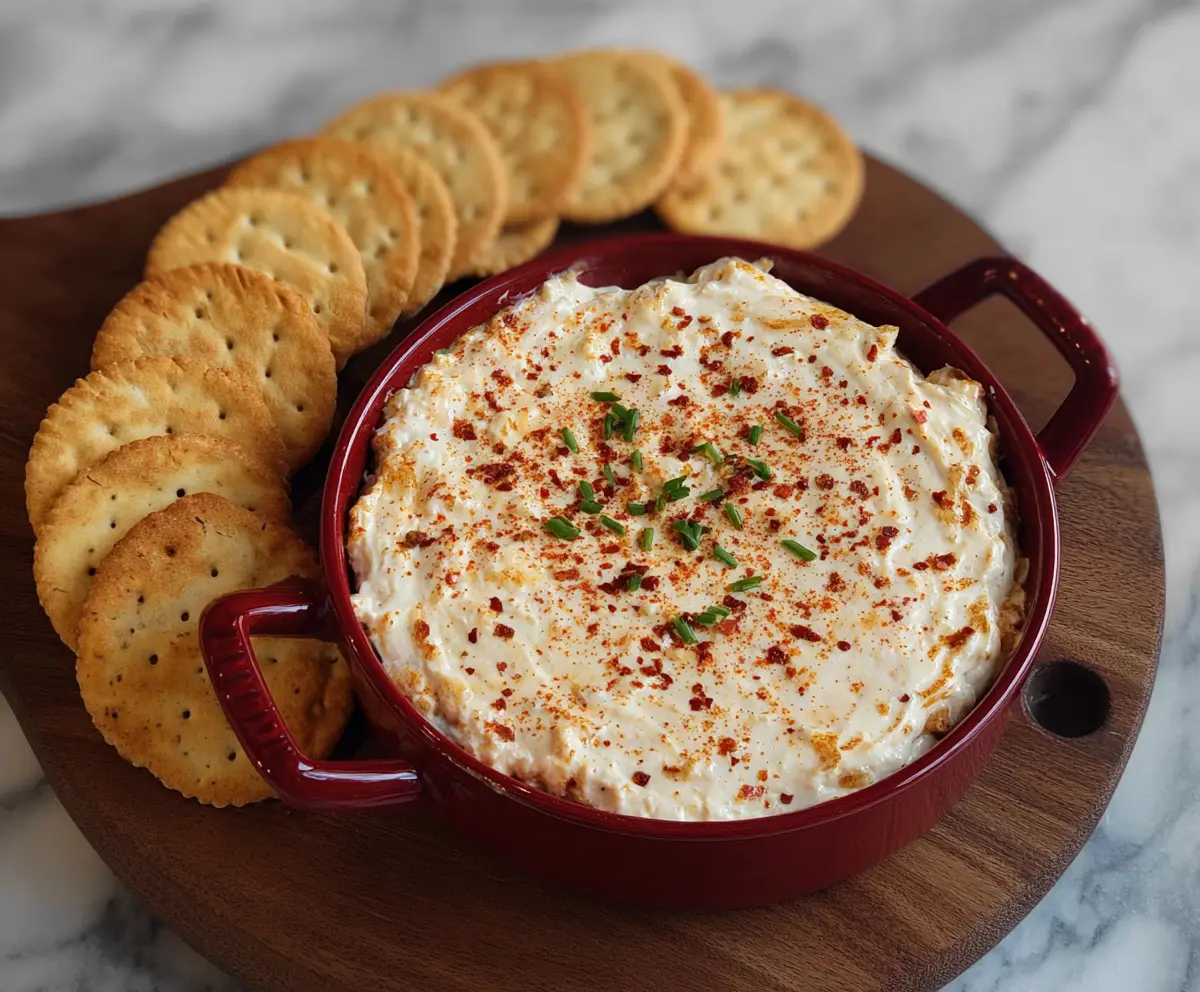 Creamy Alabama Fire Cracker Dip with spicy and cheesy flavors, perfect for parties and gatherings.