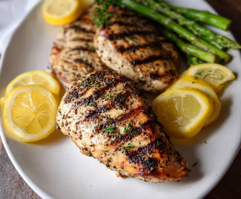 Grilled Lemon Pepper Chicken