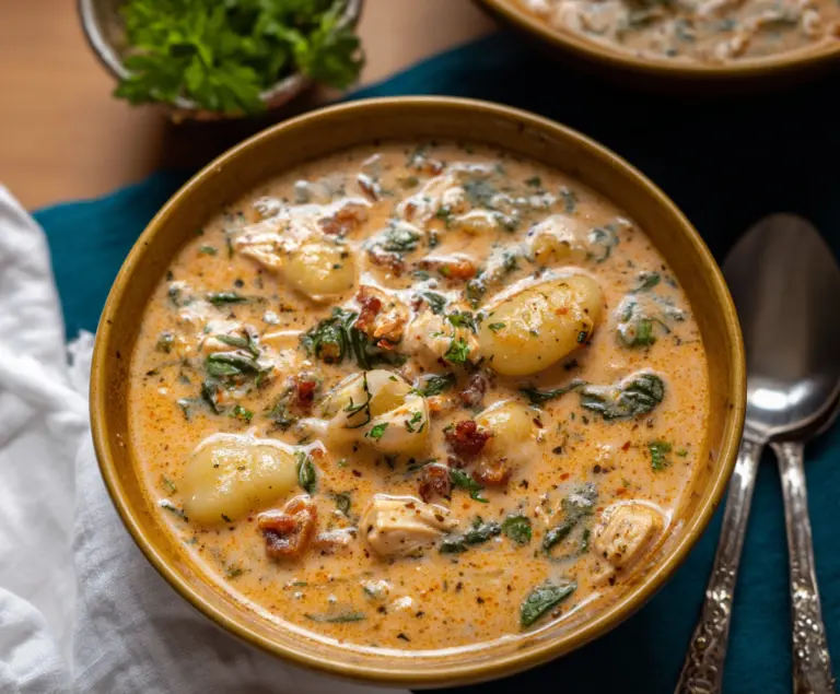 Marry Me Tuscan Chicken Gnocchi Soup