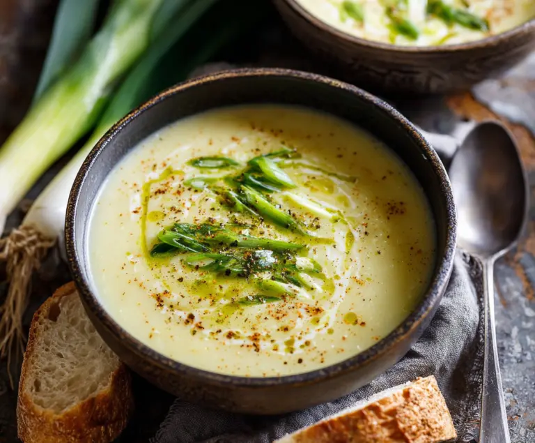 One Pot Leek And Potato Soup