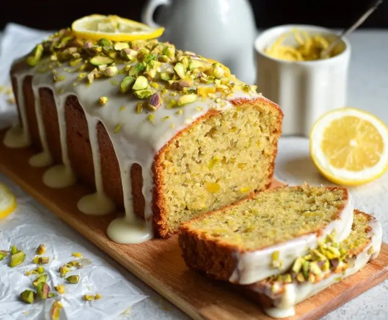 Pistachio Lemon Pound Cake