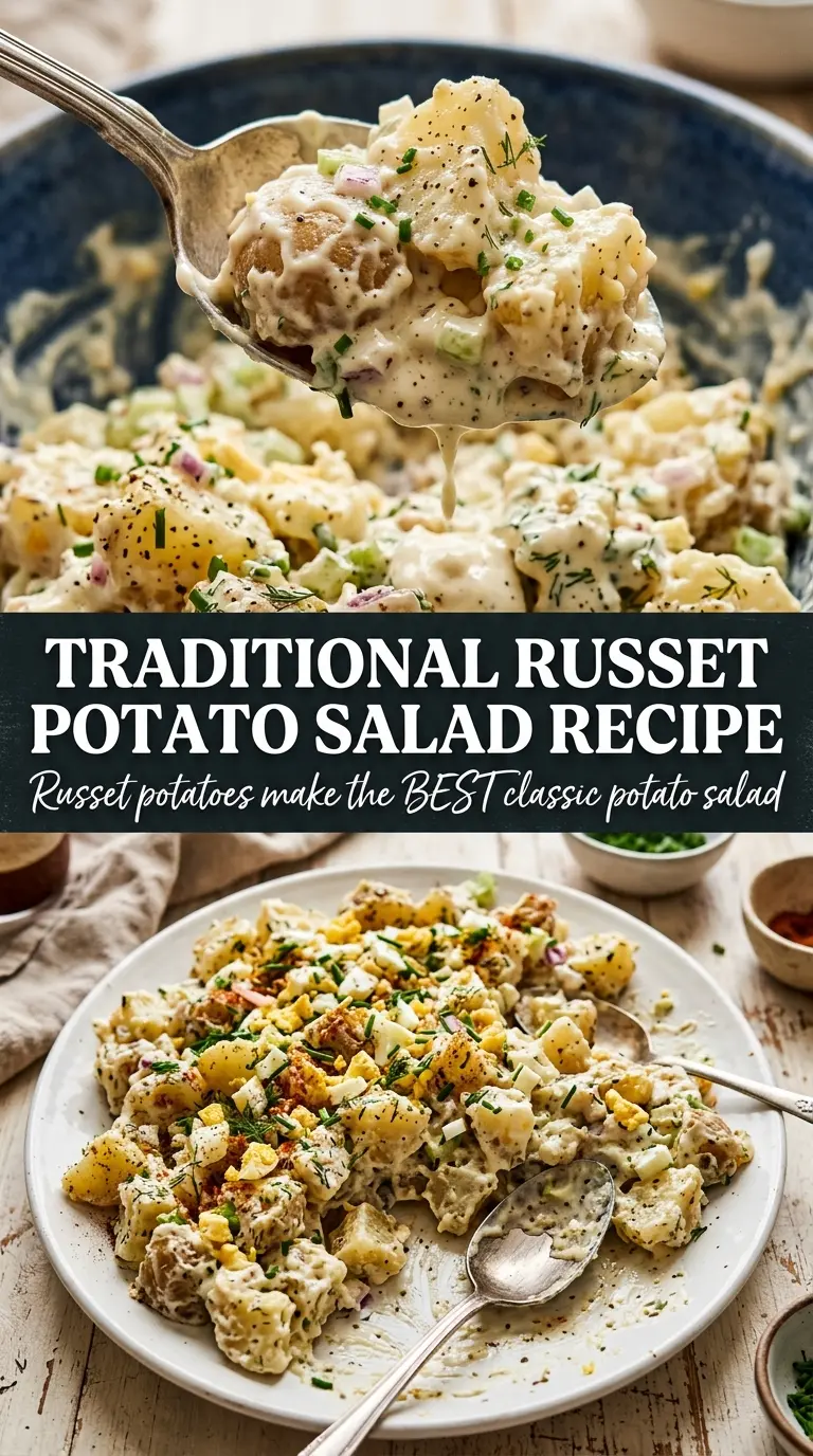 American russet potato salad creamy classic
