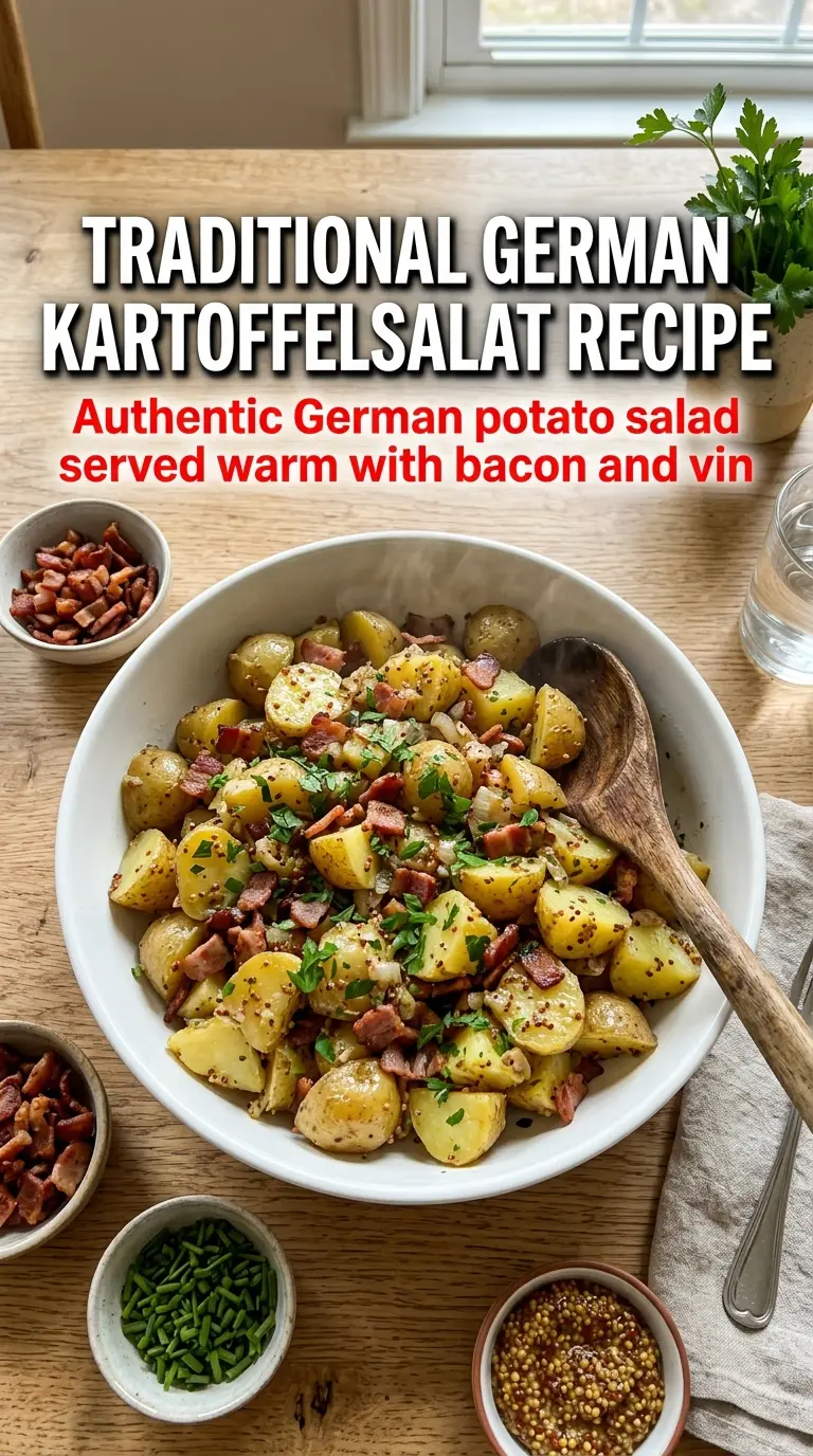 Authentic German Potato Salad warm tangy bacon