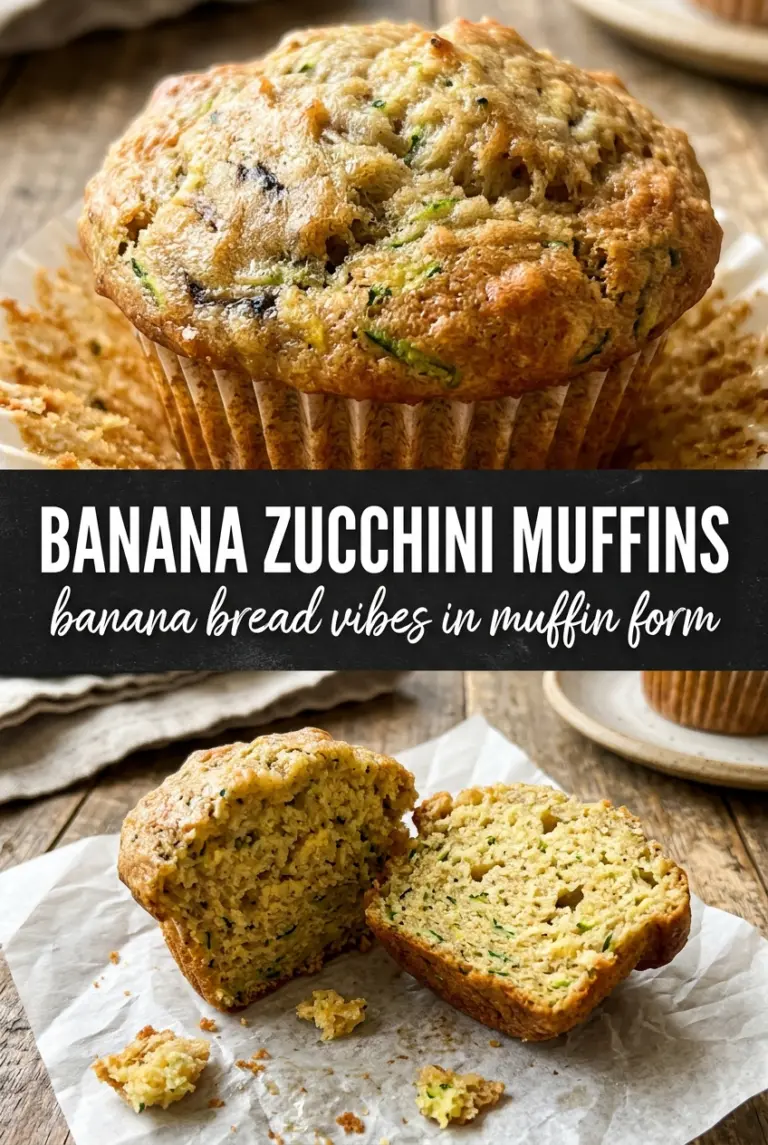 Banana Zucchini Muffins