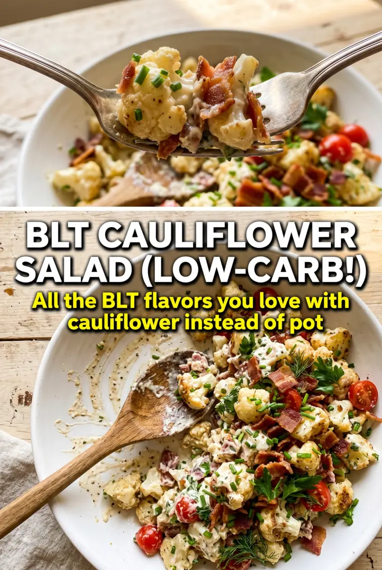 BLT Cauliflower Salad