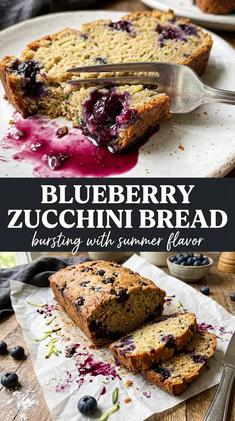 Blueberry zucchini bread moist blueberry loaf