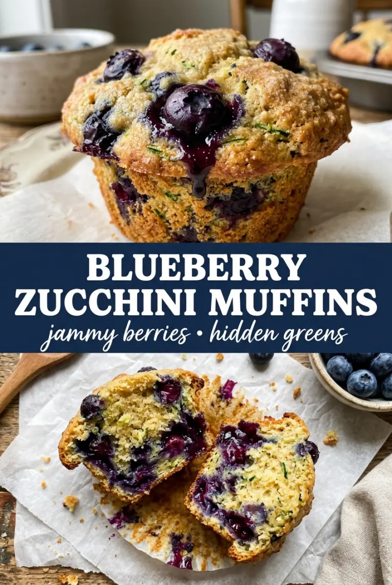 Blueberry Zucchini Muffins